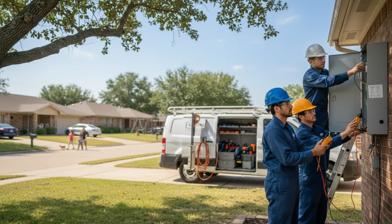 Certified electrician providing emergency electrical services in Creston, CA
